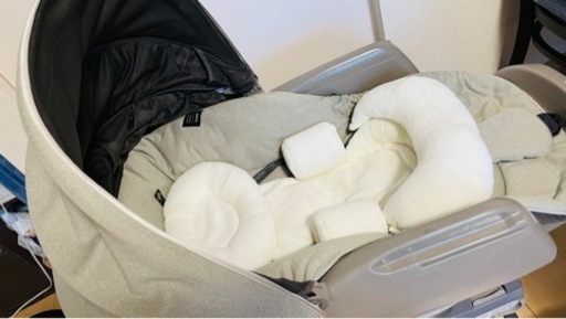 コンビ ホワイトレーベル ハイローチェアー ネムリラ AUTO SWING BEDi ドーム EG ヘーゼルベージュ(BE) テーブル付き　0か月~