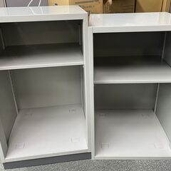 ★取引中★内田洋行(UCHIDA)製上下連結キャビネット　スチー...