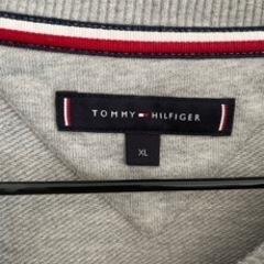 トミーヒルフィガー　メンズ　異素材　スウェットの画像