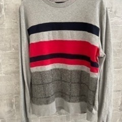 トミーヒルフィガー　メンズ　異素材　スウェットの画像