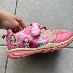 【子供靴】17cm☆プリンセス 薄いピンクの画像