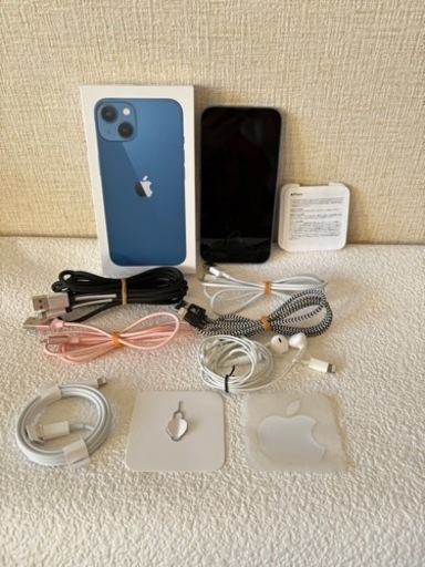 全国発送OK アップル Apple iPhone 13 256GB ブルー SIMフリー [MLNM3J/A]