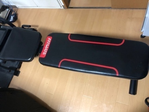 IROTEC バーベルセット50KG Wバー  インクラインベンチ3点セット