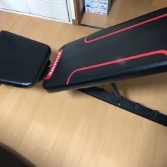 IROTEC バーベルセット50KG Wバー  インクラインベンチ3点セットの画像