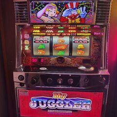 マイジャグラー2 実機　コイン不要機付