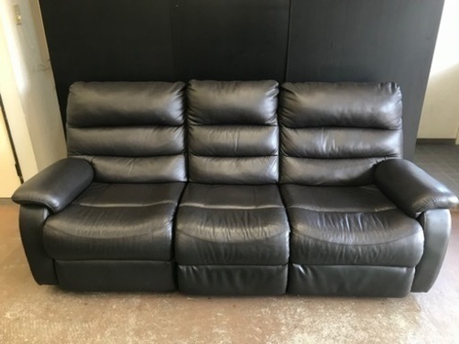 【決まりました】☆電動リクライニングソファ　3人掛け