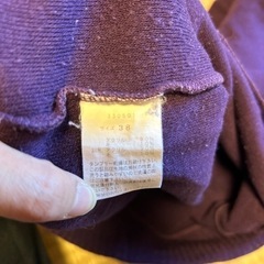 トップス　長袖　紫の画像