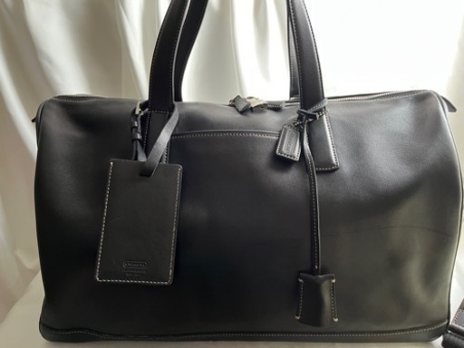 極美品　コーチ　希少モデル　ボストンバッグ　黒　本革　使用少