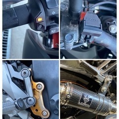カワサキ Z250 カスタムパーツ多数 自賠責付の画像