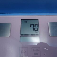 K601　パナソニック　体重・体組成計　ライトピンク　EW-FA413の画像