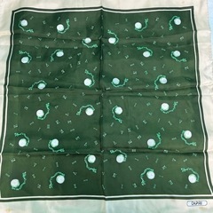 【未使用品】昭和レトロ　正方形シルクスカーフ•CAPRI  の画像