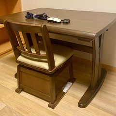 【布団追加】ダイニングこたつ＋専用チェア2脚＋布団セット