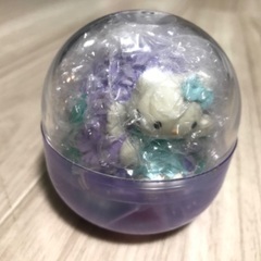 ハローキティ ガチャポン カプセルトイ (パープル) 未開封