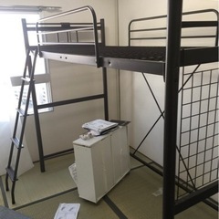 [引取り限定]ロフトベッド　マットレス付き