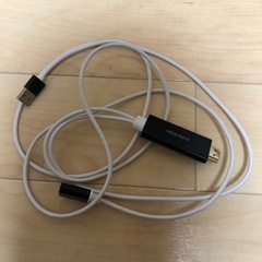 【美品】iPhone用TVキャストケーブル (HDMI端子用) 