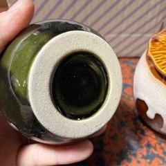 小さな壺　2個セット　かめ　陶器の画像