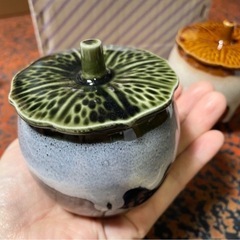小さな壺　2個セット　かめ　陶器の画像