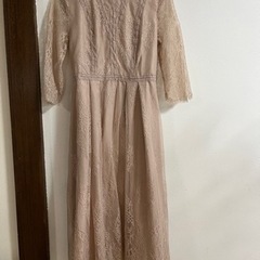 レースギャザーディテールワンピース　ミッシュマッシュの画像