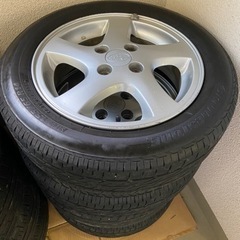 スバルR2純正ホイール　タイヤ付き
