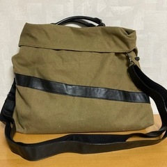 〈商談中〉大きめ　帆布2ウェイバッグ