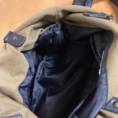 〈商談中〉大きめ　帆布2ウェイバッグの画像