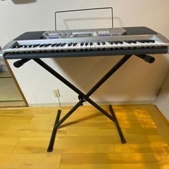 CASIO CTK-496 キーボード　専用台付き　