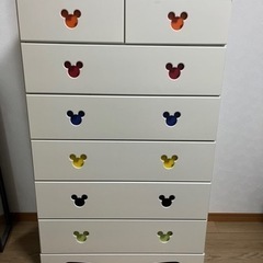 収納タンス　　ミッキー柄