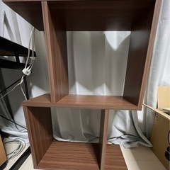 棚　シェルフ　ダークブラウン【11/7までに自宅に取りにきていただける方】の画像