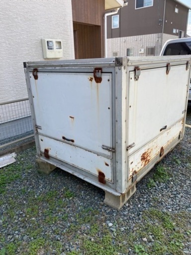 軽トラ　荷台　三方開き　物置　コンテナ