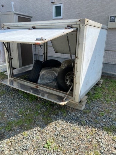 軽トラ　荷台　三方開き　物置　コンテナ
