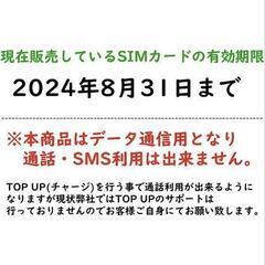 海外用SIM×2の画像