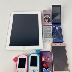 タブレット　スマホ　ガラケー　キッズ携帯