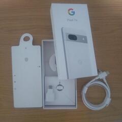 【10/31まで】Google Pixel7a スノー白 128GB　新品未使用 　SIMフリー【値下げしました】　の画像