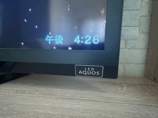 シャープ40インチテレビ　取扱説明書あり(火水対応可能)