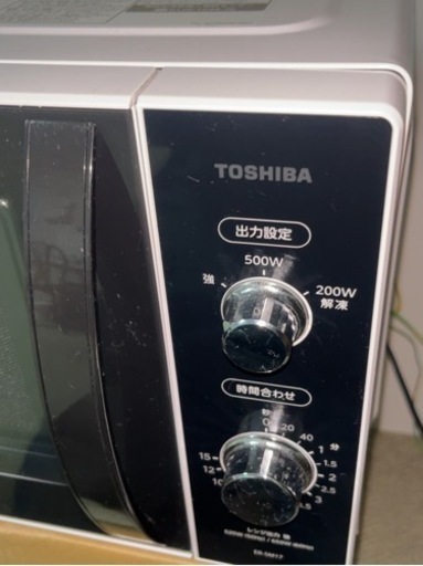 東芝 電子レンジ ER-SM17 (W) 2019年製 元箱付き