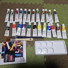 アクリル絵の具　パステル