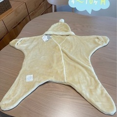 (取引者決定)ベビー服(未使用ふわふわおくるみ)の画像