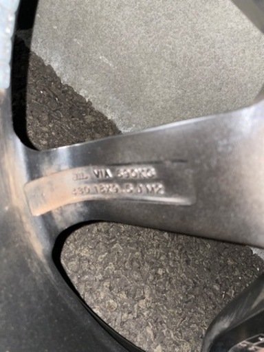 18インチ 9.5J  ５穴　PCD100 市内近郊で