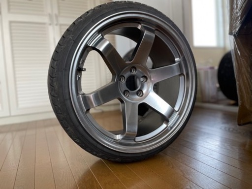 18インチ 9.5J  ５穴　PCD100 市内近郊で