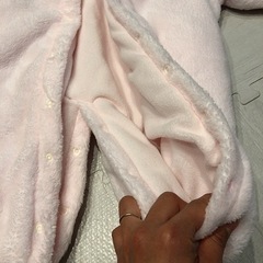 【西松屋】未使用に近いおくるみ 防寒ロンパースの画像