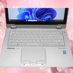 【安心・安全・3年間無料保証】レッツノート i5 爆走M.2(mSATA)SSD搭載 コンバーチブル 2in1 タッチパネル SSD256GB＆HDD500GB 薄型軽量 Webカメラ搭載 オフィス2021の画像