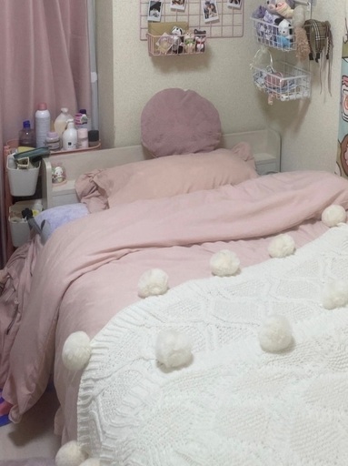 シングル棚・コンセント・引出し付収納ベッドフレーム (IKI WW)