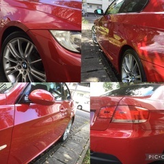 3日限定価格　BMW 3シリーズ　Mスポーツクーペ　320i  希少のRED の画像