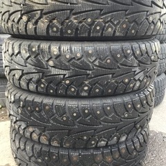 155/65R14 ハンコック スパイクタイヤ 4本セット (北海道総合通信) 札幌のタイヤ、ホイールの中古あげます・譲ります｜ジモティーで不用品の処分