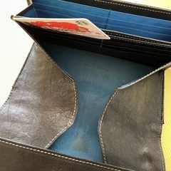 お値下げ2500円●土屋鞄 アジュール　ロングウォレット 長財布ブラック●usedの画像