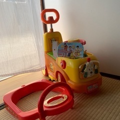 室内利用のみ　押し手付乗用 ワンワンとうーたん の画像