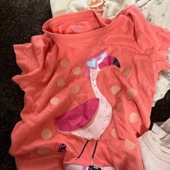 【決まりました】女児100〜110 パジャマやズボン　長袖半袖の画像