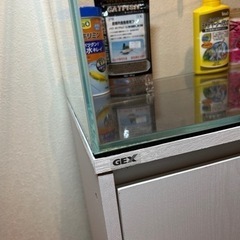 オールガラス水槽　水槽台　水槽用ヒーター　サーモスタットの画像