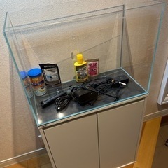 オールガラス水槽　水槽台　水槽用ヒーター　サーモスタット