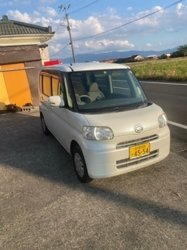 タント白　車検2年付　片側フルオープンスライドドア